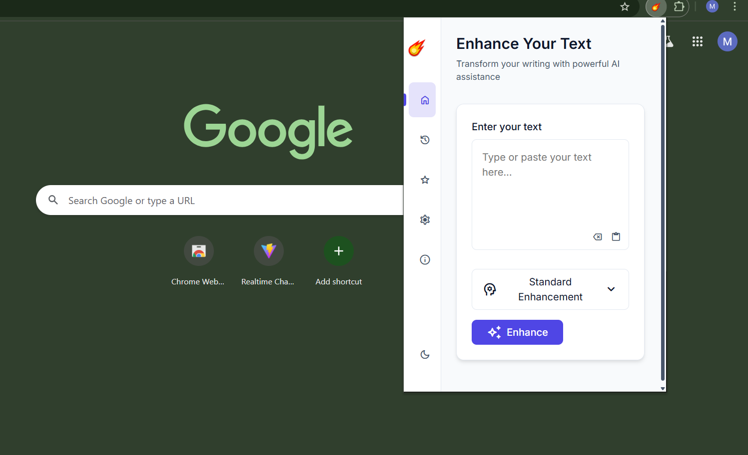 Screenshot: Settings and preferences